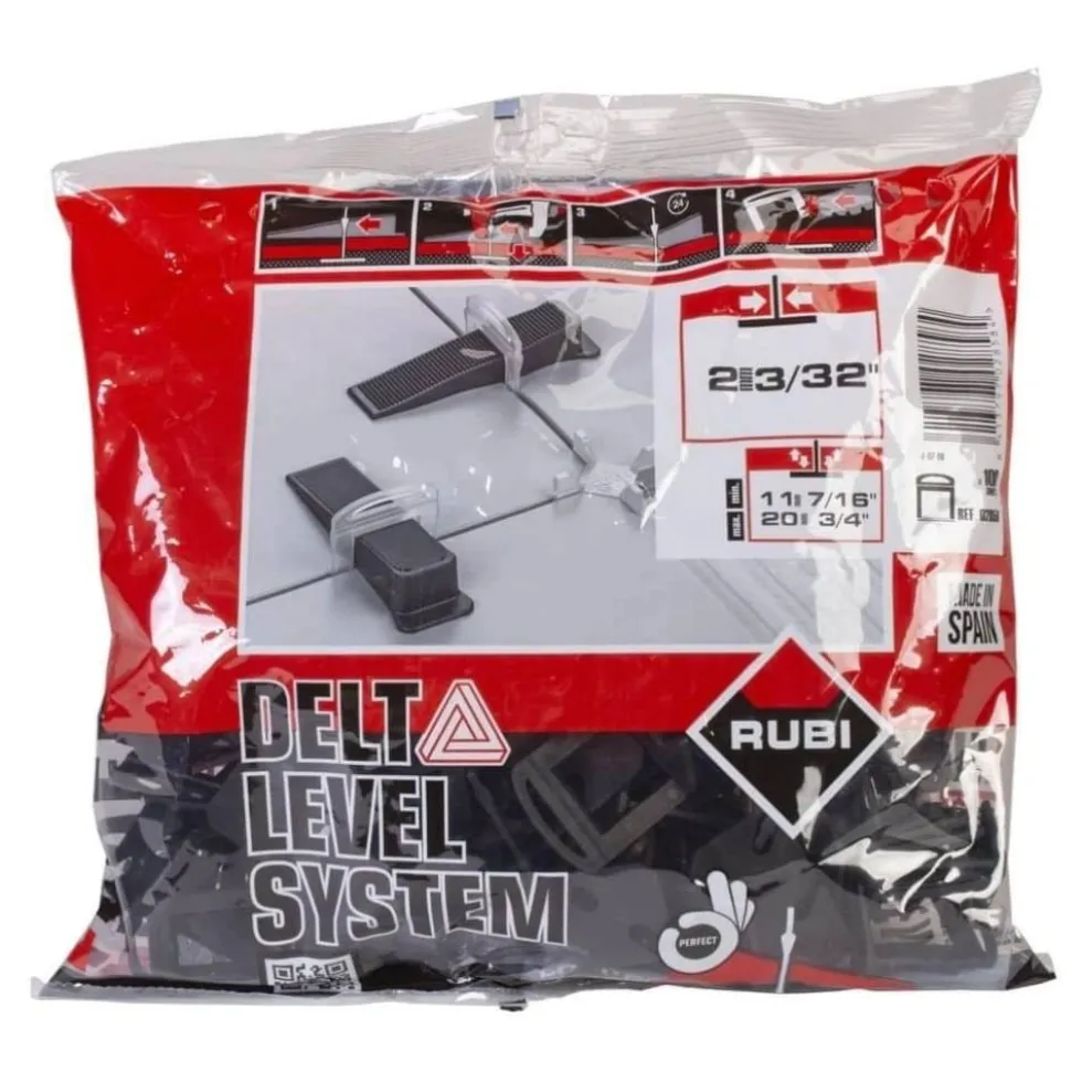 Abraçadeira p/ Kit Delta Nivelamento 11-20mm 2mm Delta Level System (B-100 un) Rubi 2858