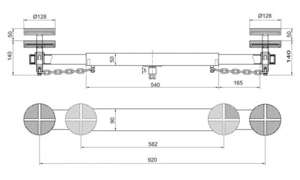 Adaptador para Macaco Capacidade 1 TON Bahco BH1CB1000