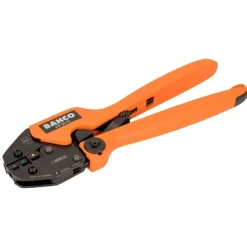 Alicate de cravar com roquete para conectores isolados - Perfil oval 20 AWG -10 AWG Bahco CR OV 01