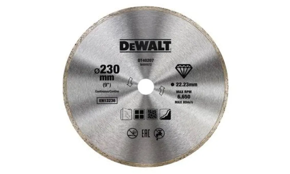 Anel Contínuo P/ Corte De Ladrilhos 230x22.2mm Dewalt DT40207-QZ