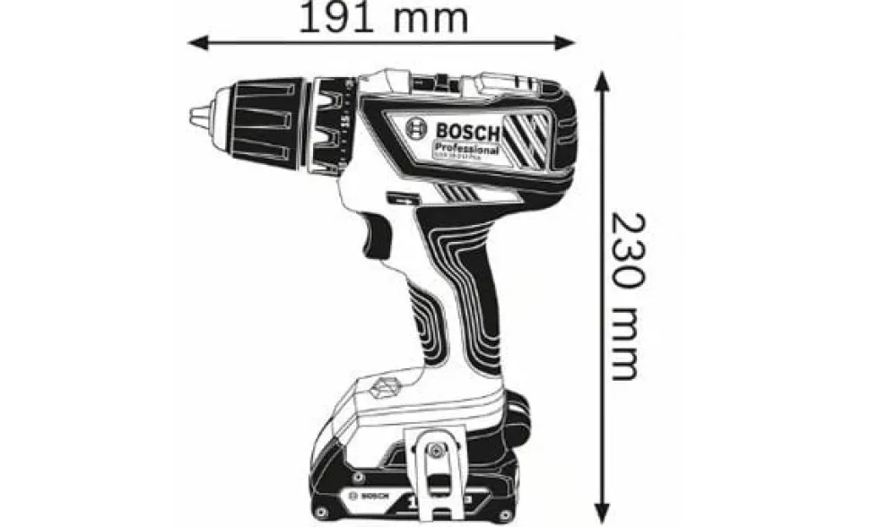 Aparafusadora/berbequim sem fio Bosch GSR 18-2-LI Plus Professional