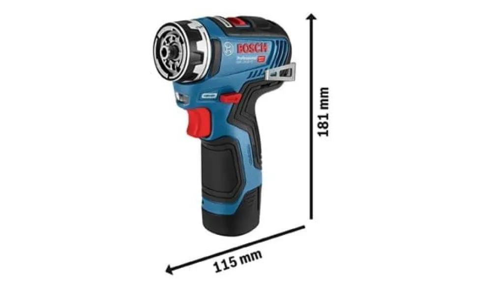 Aparafusadora/berbequim 12V 3.0Ah GSR 12V-35 FC Bosch 06019H3009