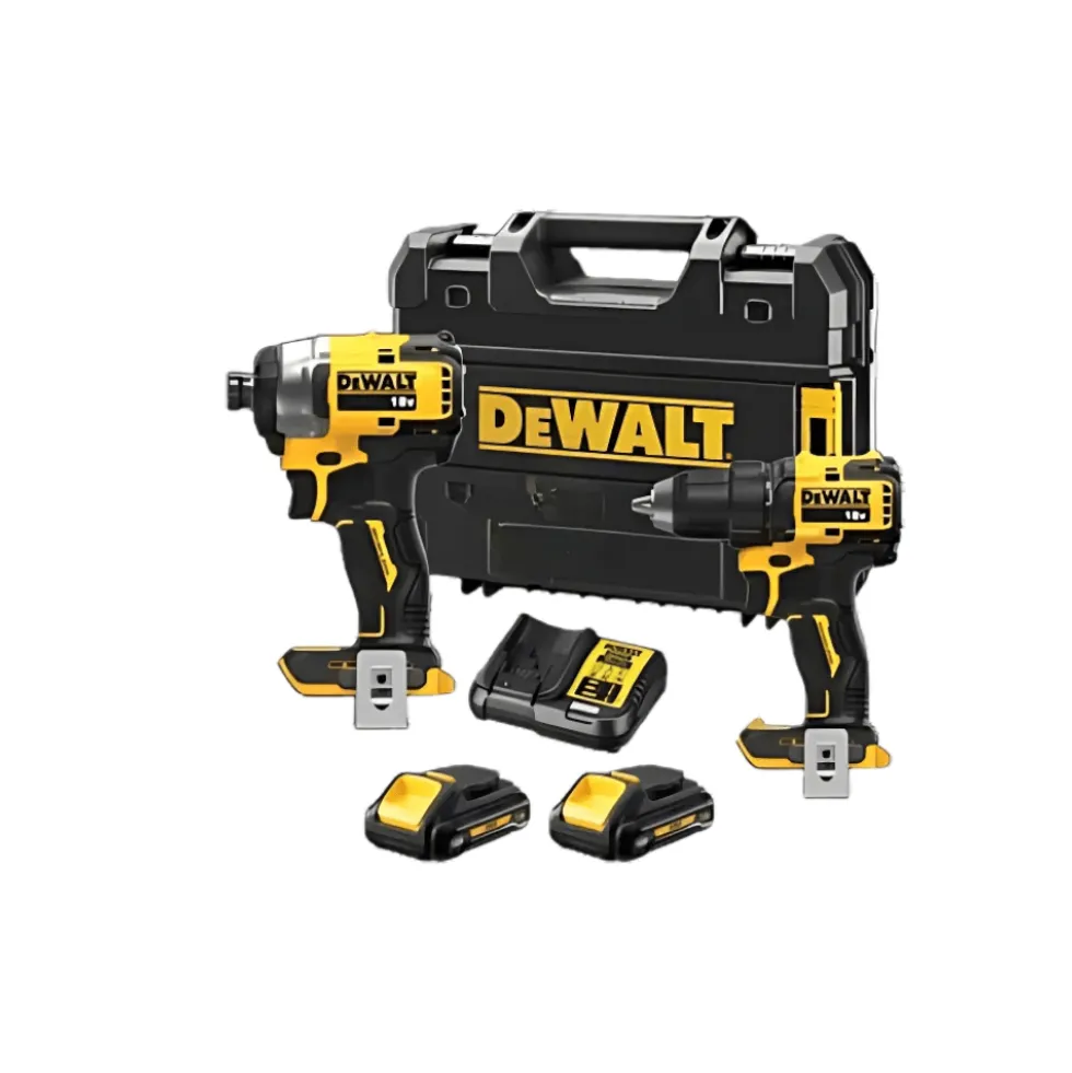 Aparafusadora de Imapcto + Berbequim c/ Percussão DeWalt DCK2062L2T