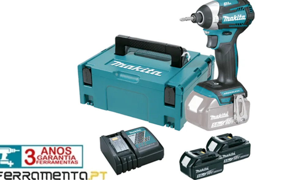 Aparafusadora de impacto BL 18V 5.0Ah BL Makita DTD154RTJ