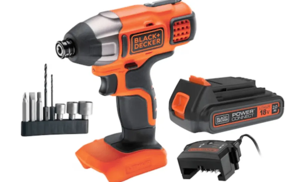 Aparafusadora de Impacto 18V 2AH Black & Decker BDCIM18D1A-QW