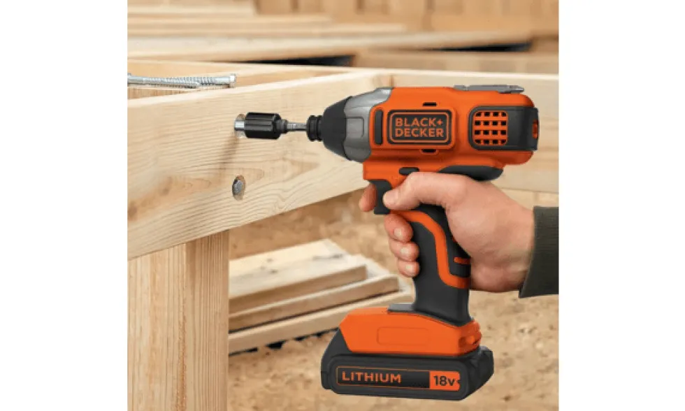 Aparafusadora de Impacto 18V 2AH Black & Decker BDCIM18D1A-QW