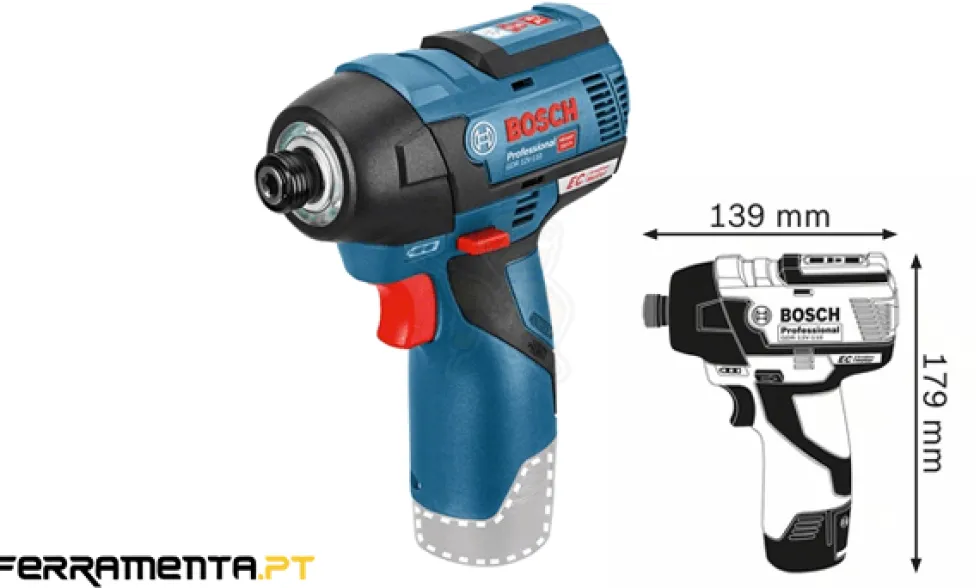 Aparafusadora de Impacto 12V Bosch GDR 12V-110 Professional