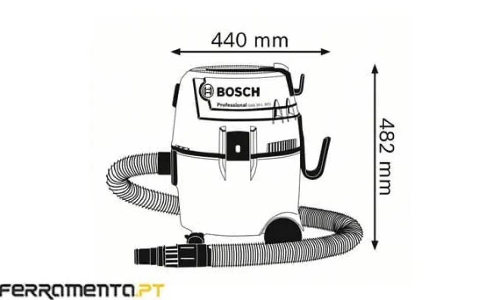 Aspirador Bosch GAS 20 L SFC Professional