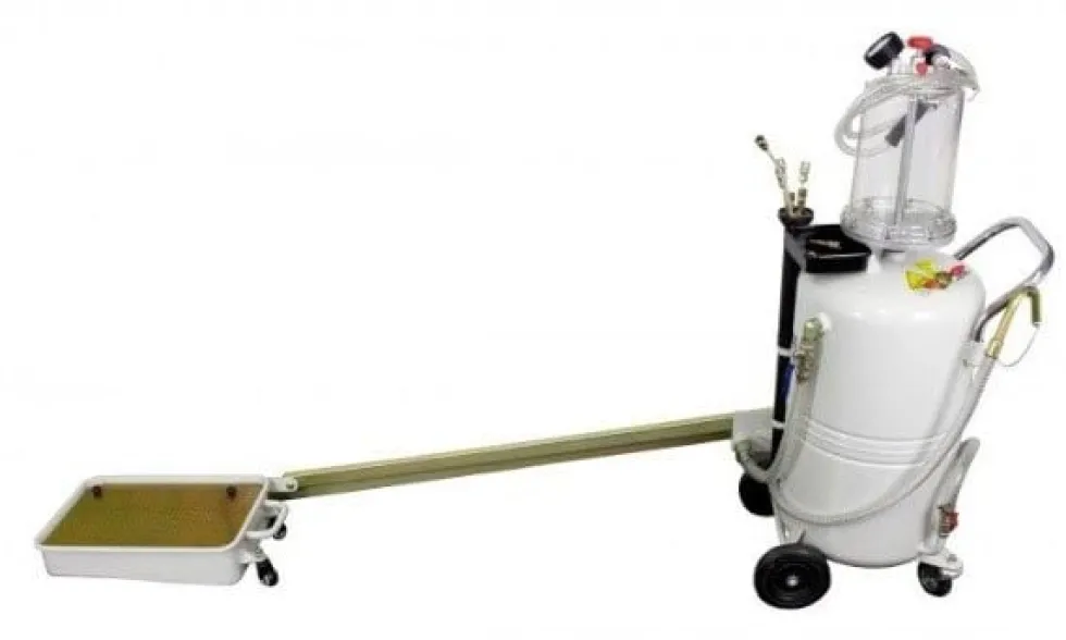 Aspirador de Óleo 90L com Pantógrafo e Visor Kroftools 9700
