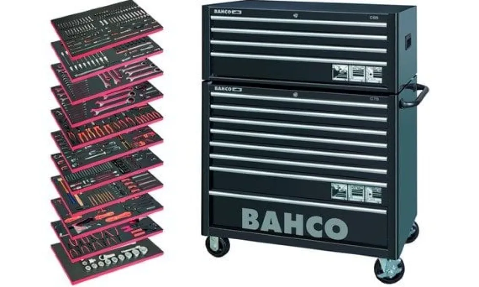 Bahco Carro Ferramentas 8 Gaveta 758 pcs FF1BSET-MONSTER