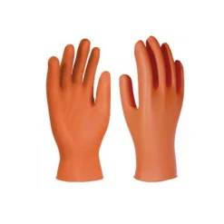 Balde de Luvas Leão Laranja Diamante 150Uni – L Mundo Guante 15020L