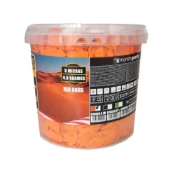 Balde de Luvas Leão Laranja Diamante 150Uni – M Mundo Guante 15020M
