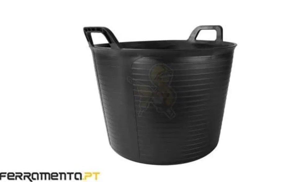 Balde Plástico Preto 55L Rubi 88774