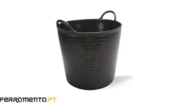 Balde Plástico Preto 25L Rubi 88771