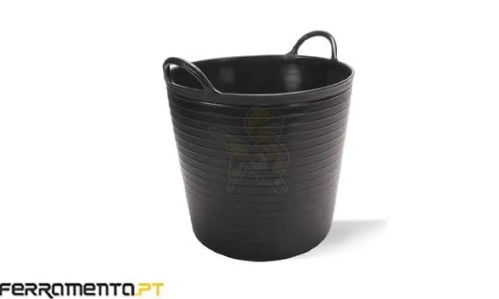 Balde Plástico Preto 25L Rubi 88771