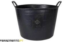 Balde Plástico Preto 40L Rubi 88773