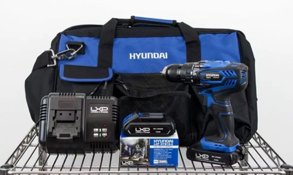 Berbequim Aparafusador 18V 2,0Ah Hyundai HYBT0190