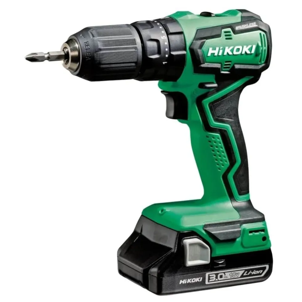 Berbequim Combinado a Bateria 18 V 55 Nm + 2 Baterias e Carregador Hikoki DV18DDWQZ