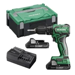 Berbequim Combinado a Bateria 18 V 55 Nm + 2 Baterias e Carregador Hikoki DV18DDWQZ