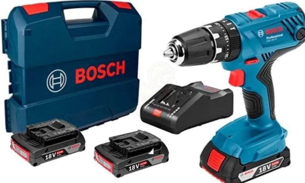 Berbequim com percussão Bosch GSB 18V-21