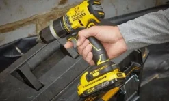 Berbequim com Percussão BRUSHLESS V20 Li-Ion 18V 80Nm Stanley SFMCD721B-XJ