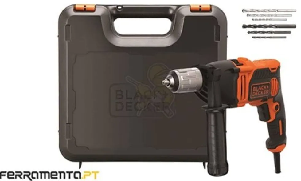 Berbequim com Percussão 850W Black & Decker BEH850K-QS
