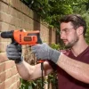 Berbequim com Percussão 500W Black & Decker BEH200-QS
