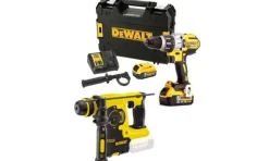 Berbequim c/ Percussão DCD996P3 + Martelo SDS-PLUS DCH253N Dewalt CPROF137