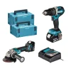 Berbequim DHP484Z + Rebarbadora 18V DGA504Z Makita DHP484PRO6