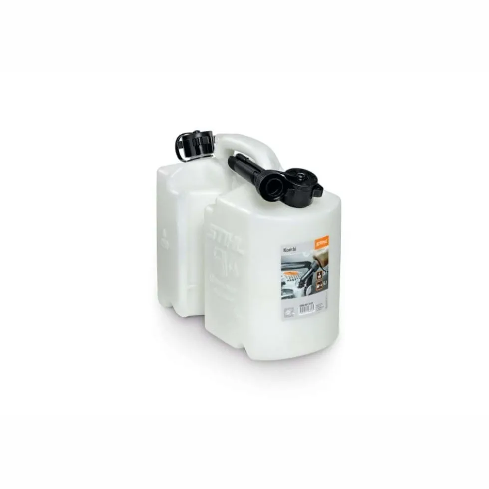Bidão combinado, Branco, 5 Litros combustível / 3 Óleo corrente Stihl 00008810120