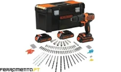 Black & Decker Berbequim com Percussão 18V BDCHD181B3A-QW
