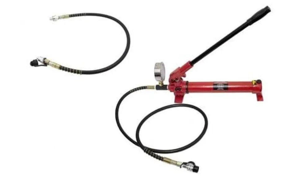 Bomba Hidráulica Manual c/ Manómetro 3/8” Kroftools 8457