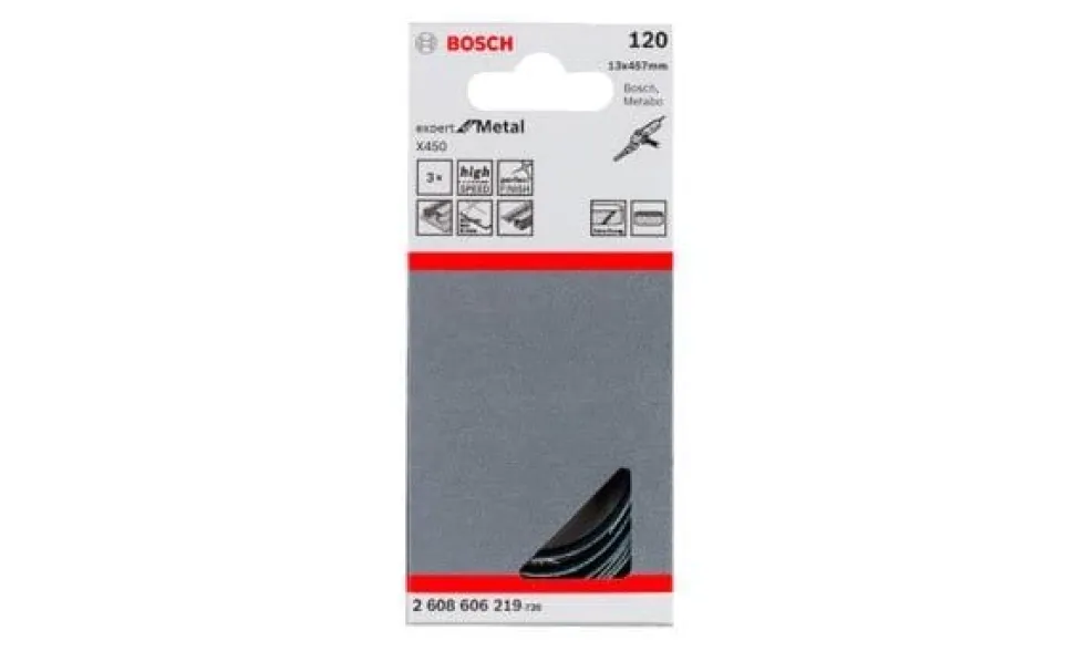 Bosch Cinta de Lixa G120 X450 Expert para Metal 2608606219