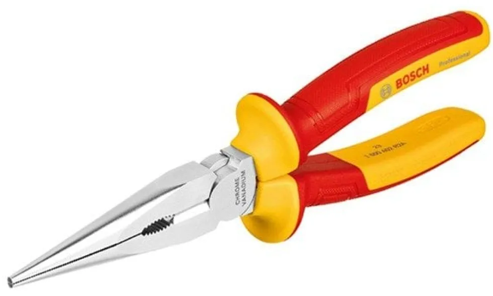 Bosch Professional Alicate Direito Pontas Largas Isolado VDE -200 mm