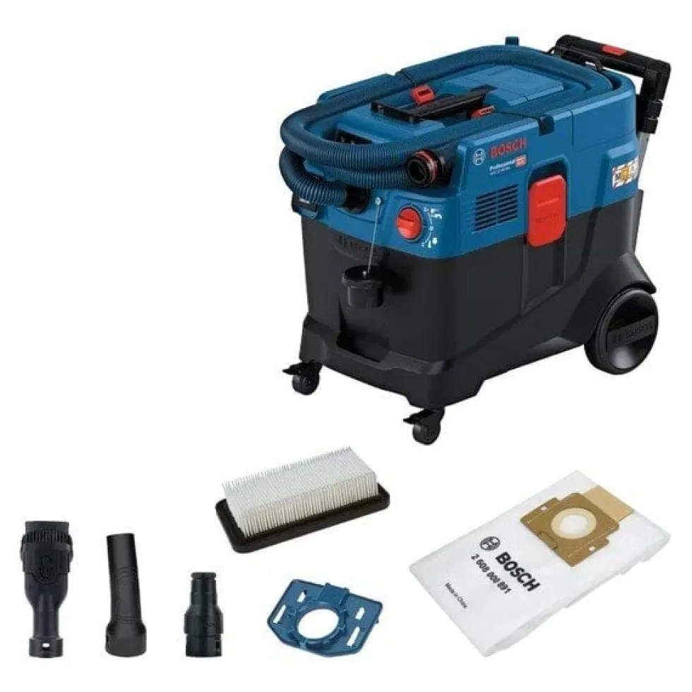 Bosch Professional Aspirador GAS 12-40MA com Mangueira Antiestática 4m,1 filtro,Saco Pó
