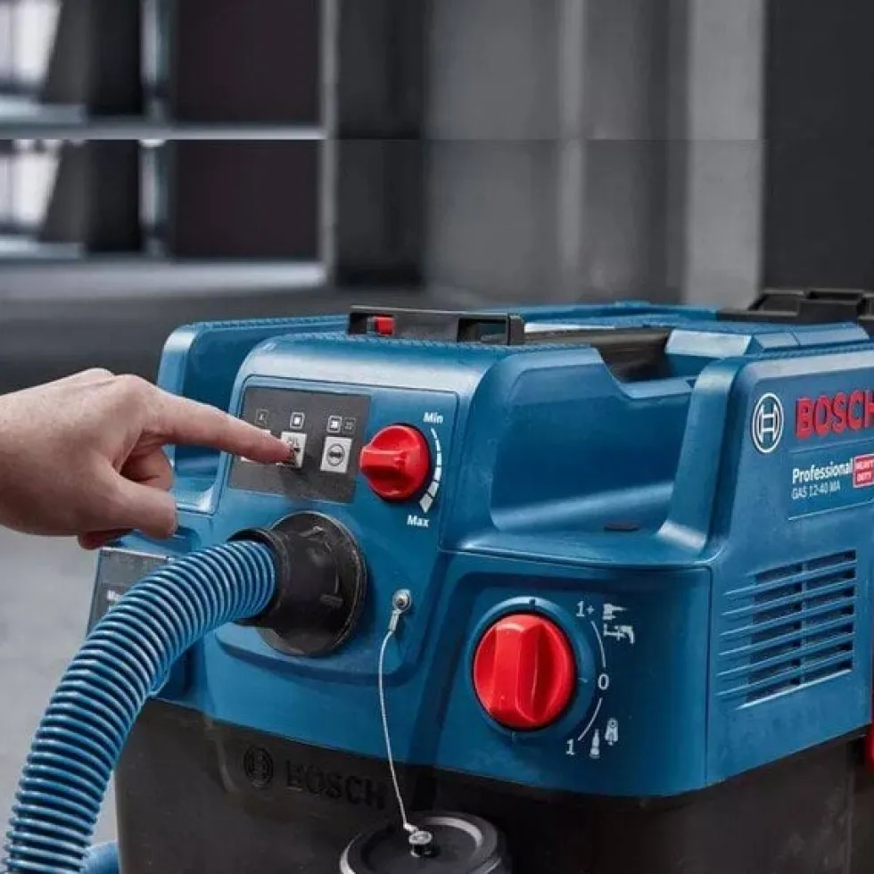 Bosch Professional Aspirador GAS 12-40MA com Mangueira Antiestática 4m,1 filtro,Saco Pó