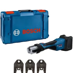 Bosch Professional Máquina Prensar Tubos sem Fio GPT 18V-32 com Kit 3 Mordentes TH(16/20/26)+Mala L-BOXX 238