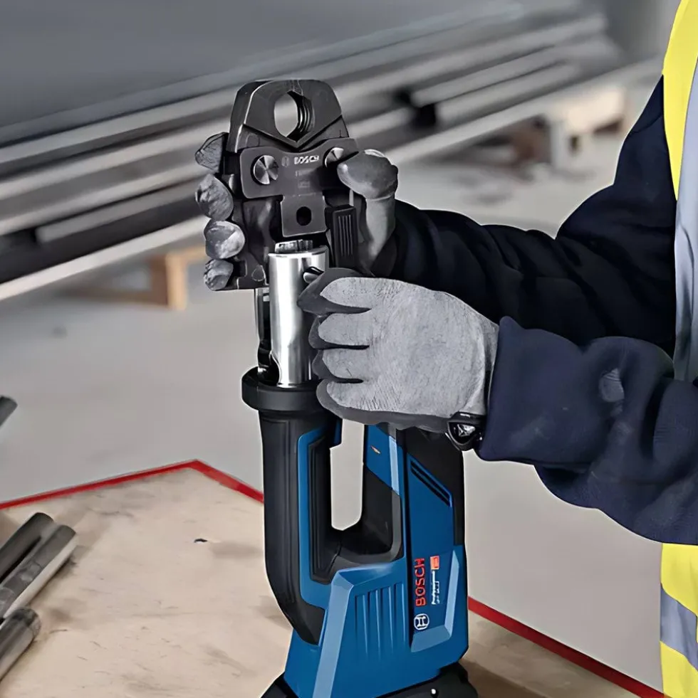 Bosch Professional Máquina Prensar Tubos sem Fio GPT 18V-19+Mala L-BOXX 238.