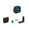 Bosch Professional Nível Laser de Linhas GLL 20-22 G com Suporte Universal LB 10, Painel Alvo para Laser,Adaptador Pilha Alcalina, 4 Pilhas 1,5 V LR6 (AA) + Bolsa