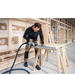 Bosch Professional Serra Circular sem Fio GKS 18V-57-2 GX com Calha Paralela,Disco Expert Madeira 36 Dentes+Mala L-BOXX 238
