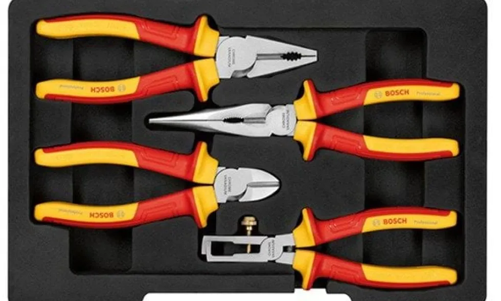 Bosch Professional Set 4 Alicates Isolados VDE