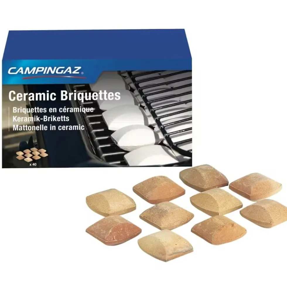 Briquetes Cerâmica para Barbecue (40 unidades) Campingaz 205636