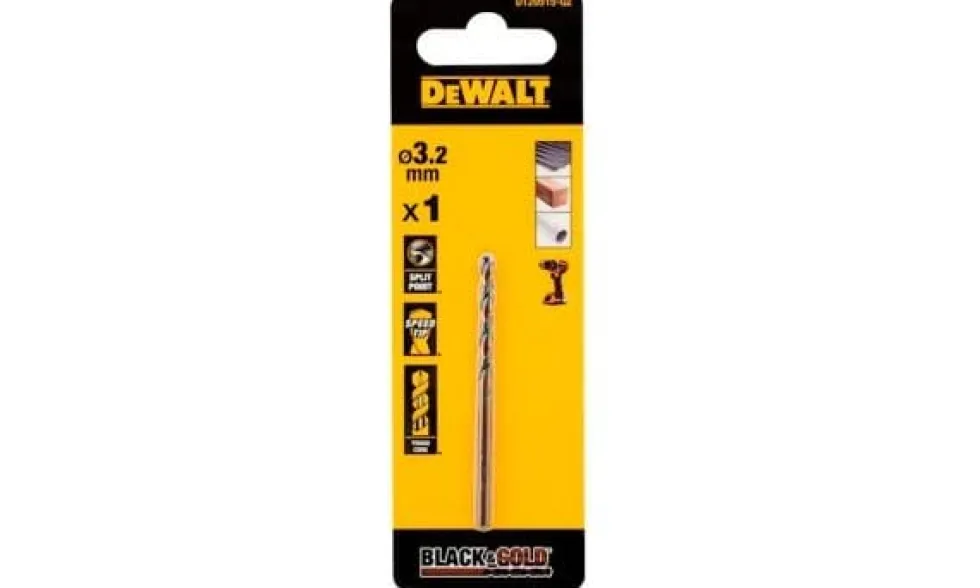 Broca Black&Gold 3.2mm para Metal Dewalt DT20515-QZ