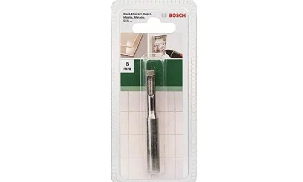 Broca de Diamante p/ Cerâmica 8mm Bosch 2609256C98