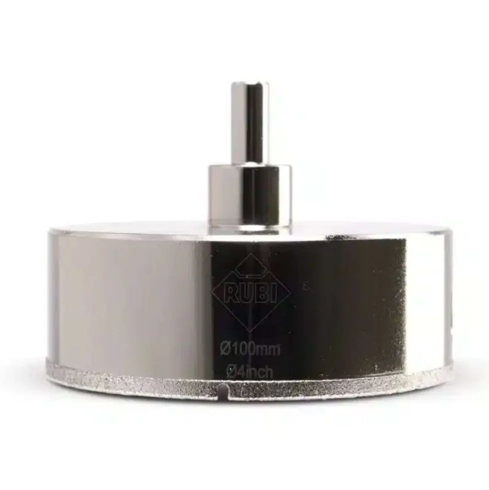 Broca Diamantada Easy Gres 100 mm Rubi 5981