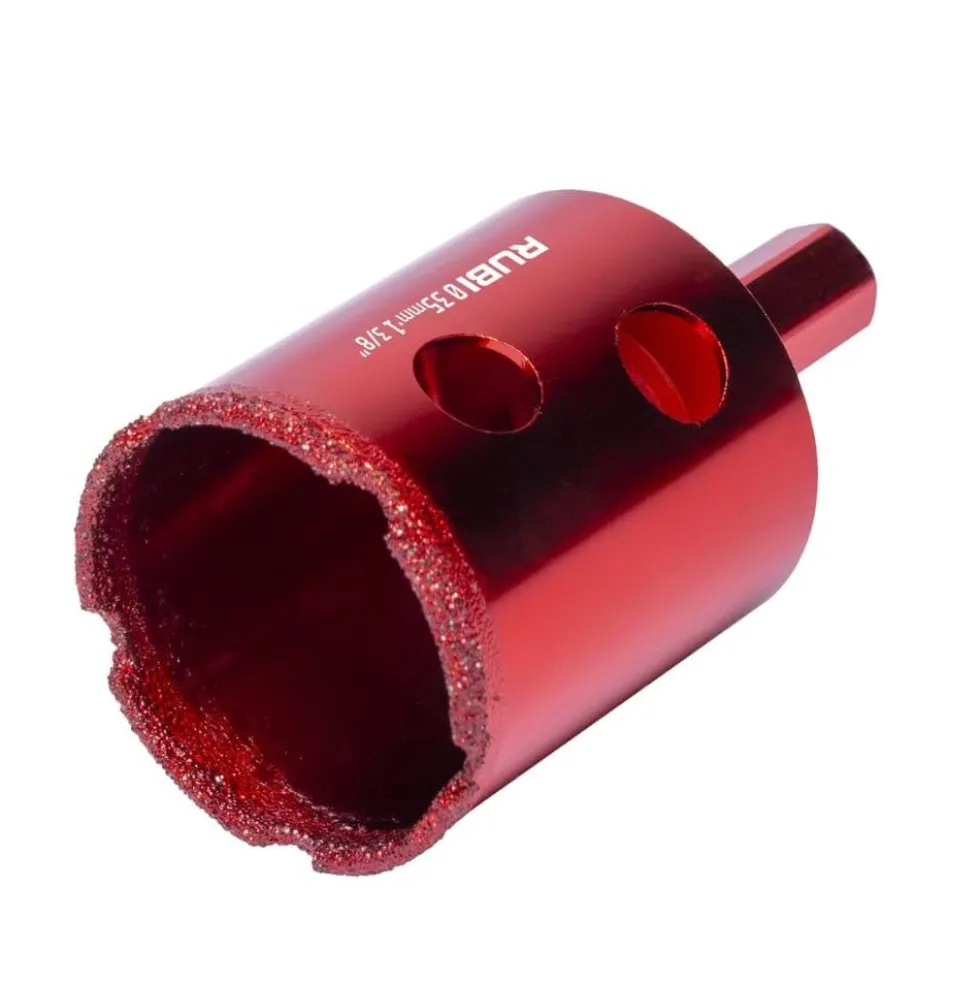 Broca Diamantada p/ Cerâmica DRYGRES 4DRILL Ø 35mm. HEX Rubi 5971