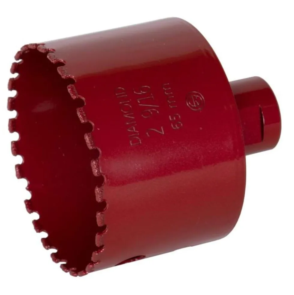 Broca Diamantada p/ Cerâmicas DRYGRES PREMIUM Ø 65 mm Rubi 6977