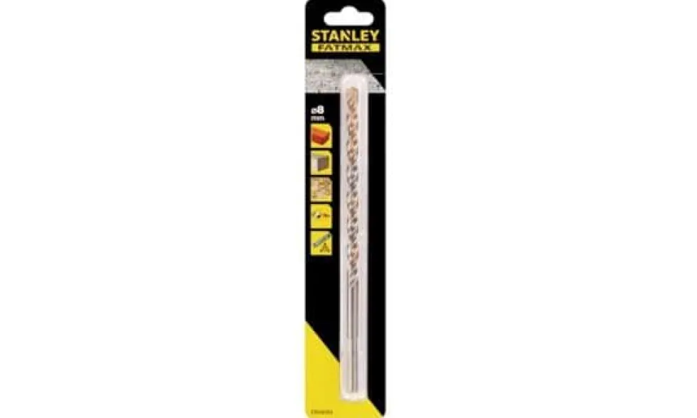 Broca 3 faces 8x200mm p/ Pedra Stanley STA58703-QZ
