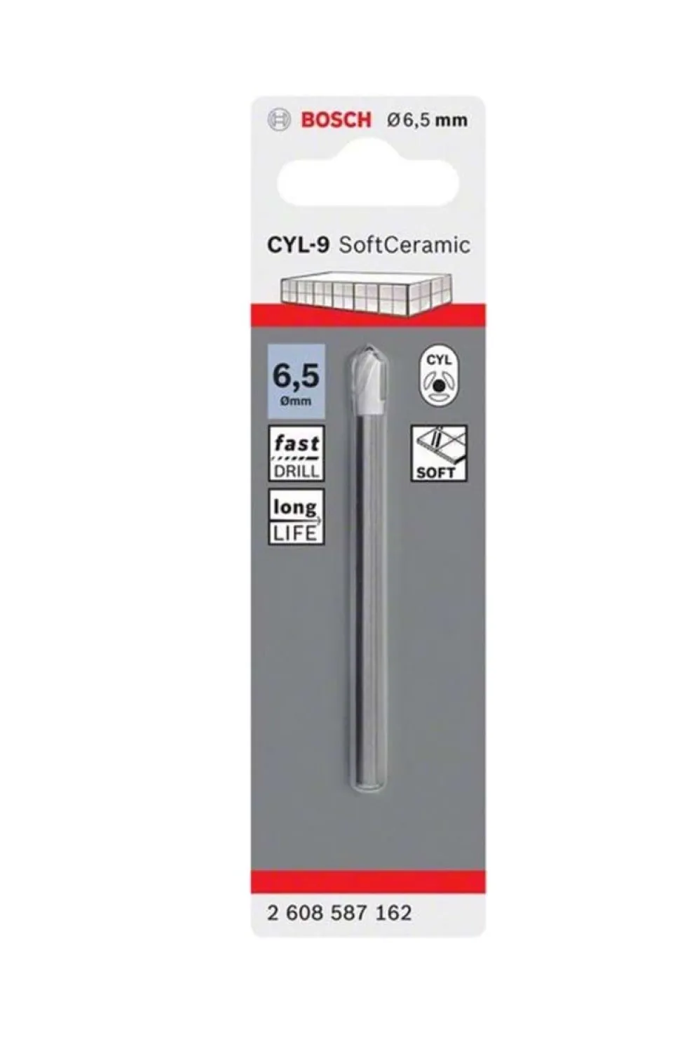 Broca para Ladrilho 4x70 mm CYL-9 Bosch 2608587158