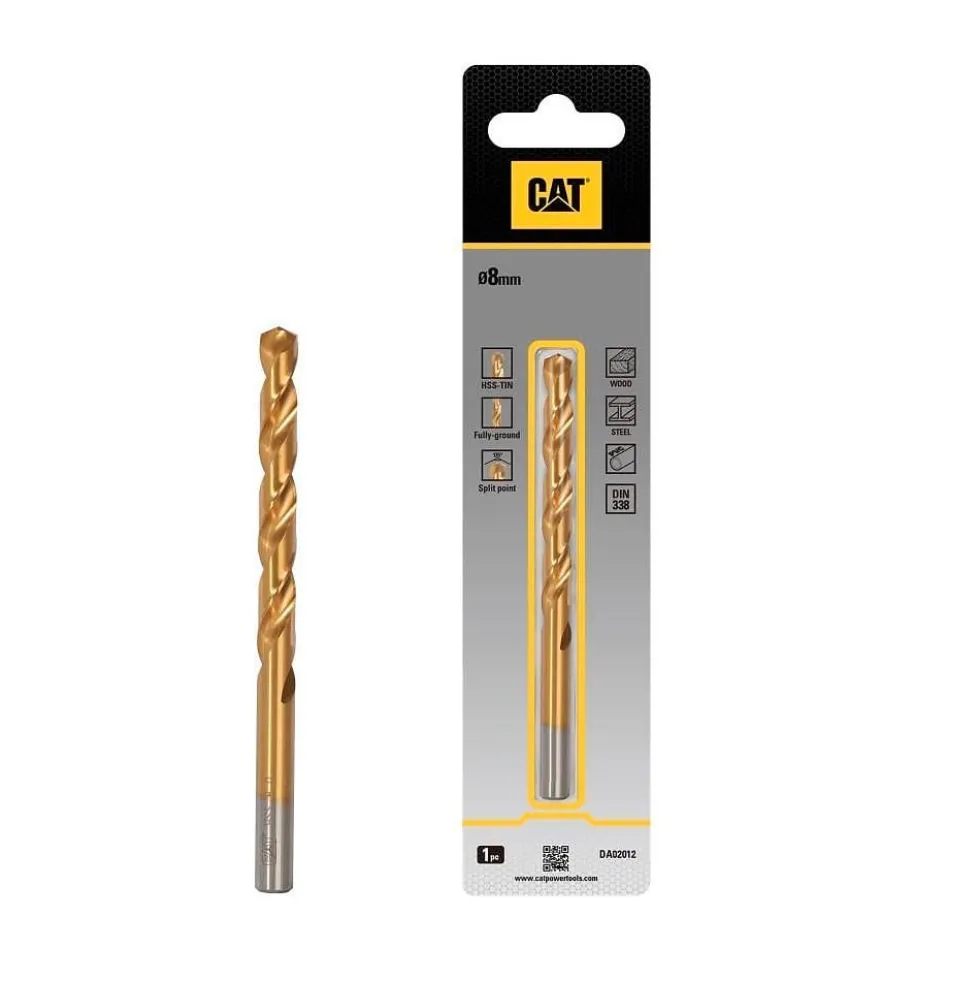 Broca Para Metal HSS 8x117mm Cat DA02012